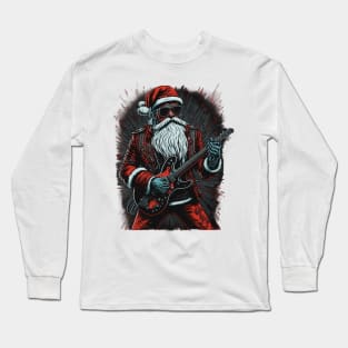 Guitar Santa Long Sleeve T-Shirt